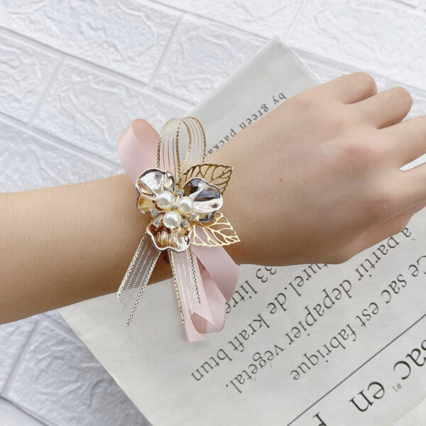 pink wrist flower 001